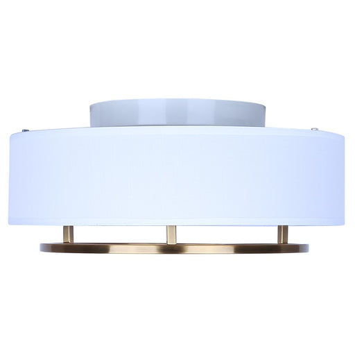 Canarm Bonnie 2 Light 15" Flush Mount, Gold