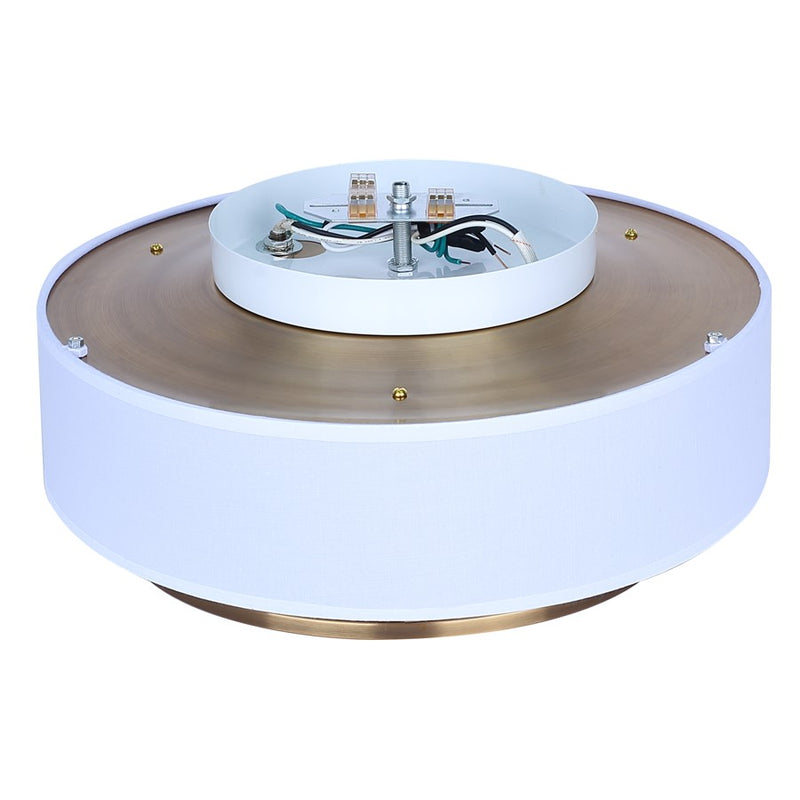 Canarm Bonnie 2 Light 15" Flush Mount, Gold