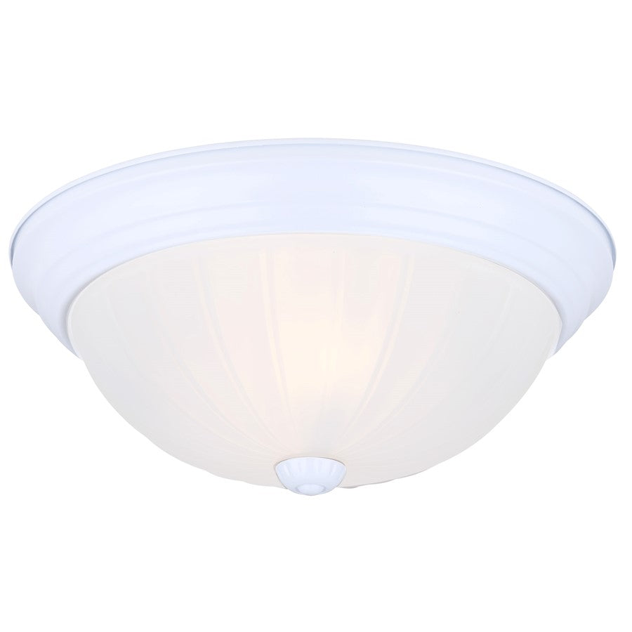 Canarm Madison 2 Light Flush Mount, White