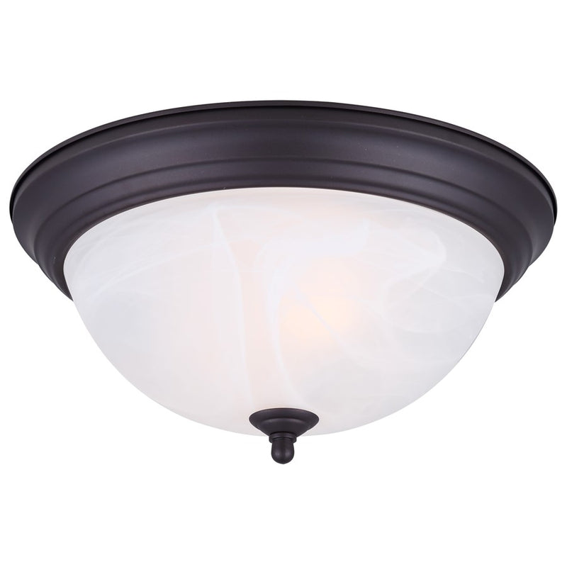 Canarm Madison 2 Light 11" Flush Mount, Oil Rubbed Bronze