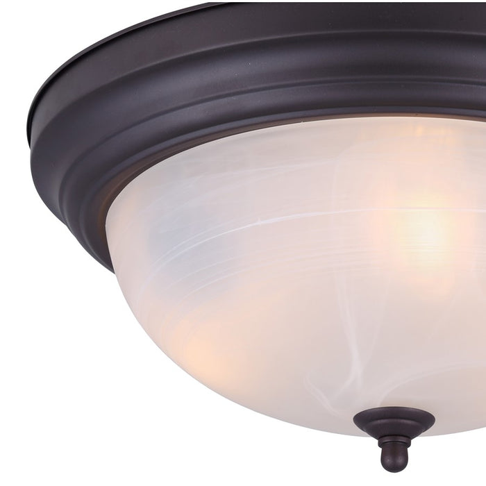 Canarm Madison 3 Light 15" Flush Mount, Oil Rubbed Bronze
