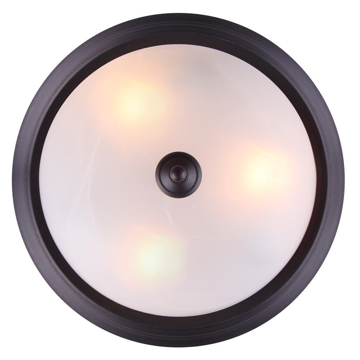 Canarm Madison 3 Light 15" Flush Mount, Oil Rubbed Bronze