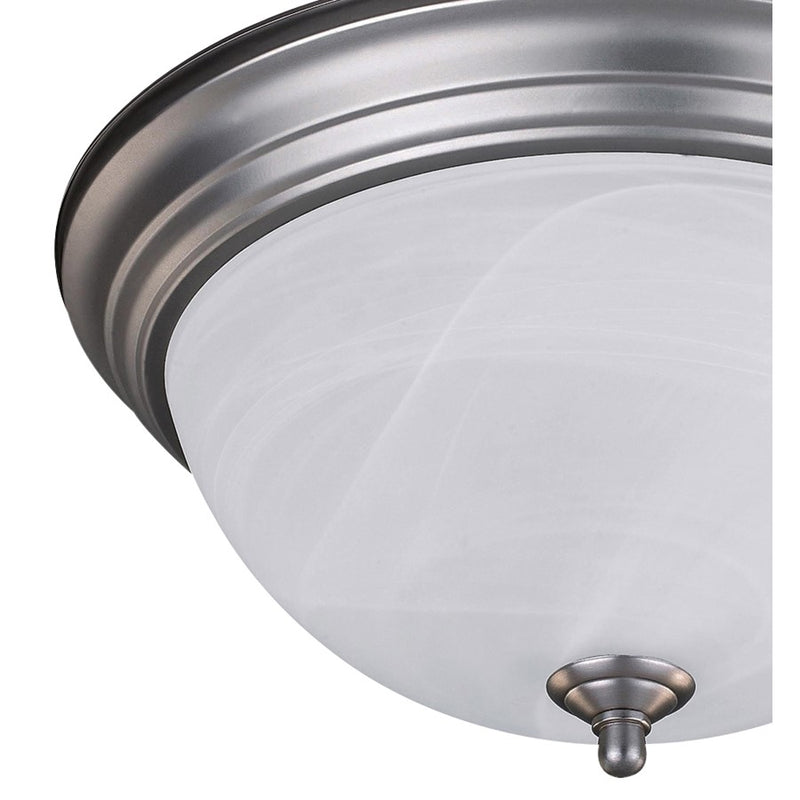 Canarm Madison 3 Light 15" Flush Mount, Brushed Nickel