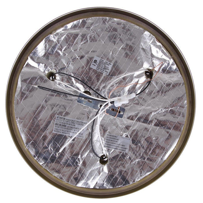 Canarm Madison 3 Light 15" Flush Mount, Brushed Nickel