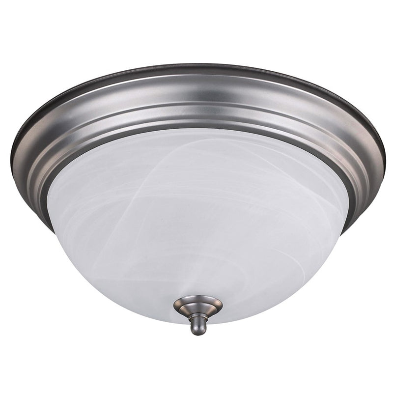 Canarm Madison 3 Light 15" Flush Mount, Brushed Nickel