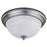 Canarm Madison 3 Light 15" Flush Mount, Brushed Nickel