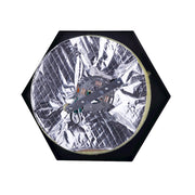 Canarm Greer 15in 3-Light Flush Mount | Matte Black & Brushed Nickel | Bedroom & Hallway | 15 x 13 x 7 in | Model IFM676A15BKN