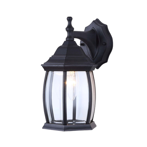 Canarm Madison 1 Light 12.5" Outdoor Lantern, Black
