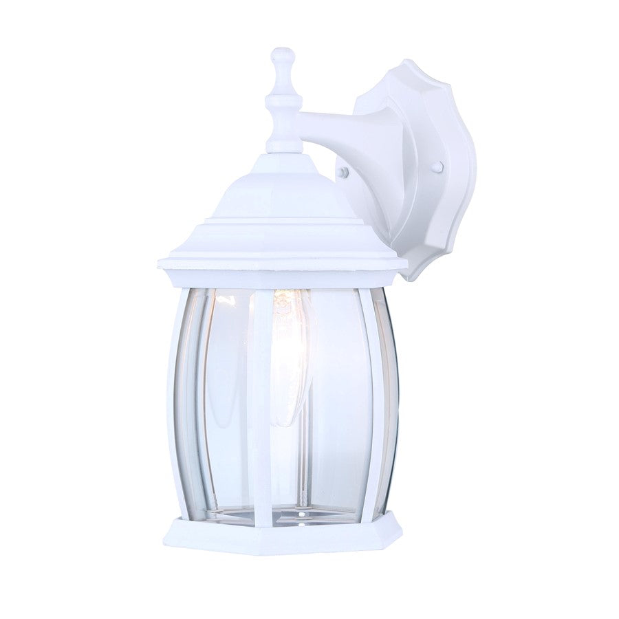 Canarm Madison 1 Light 12.5" Outdoor Lantern, White