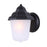 Canarm Madison 1 Light 6" Outdoor Lantern, Black/Frosted