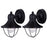 Canarm Madison 1 Light 6.5" Outdoor Lantern, Black