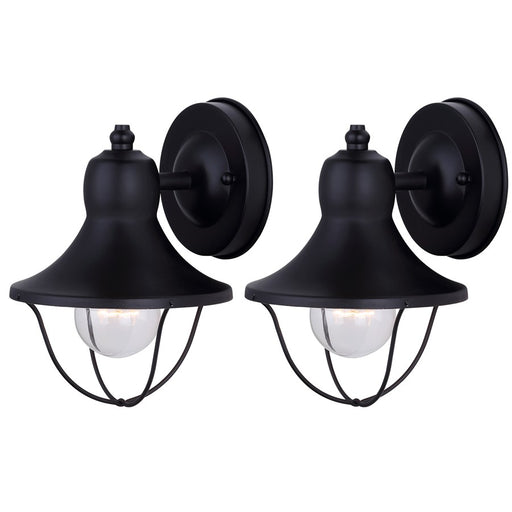 Canarm Madison 1 Light 6.5" Outdoor Lantern, Black