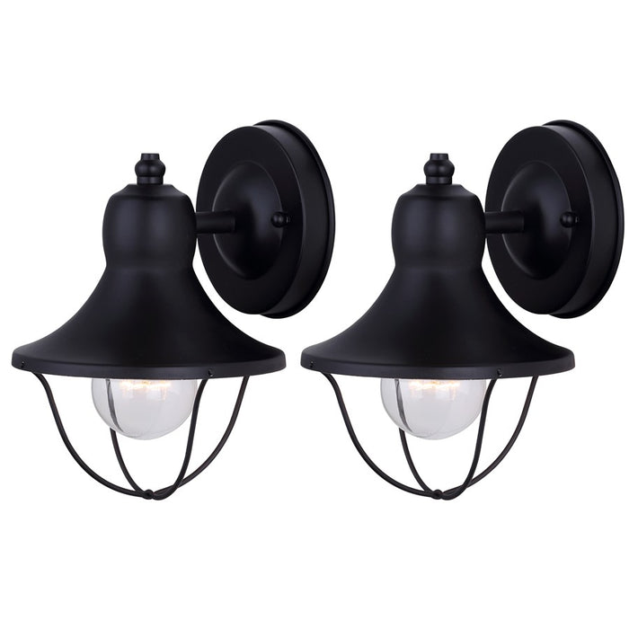 Canarm Madison 1 Light 6.5" Outdoor Lantern, Black