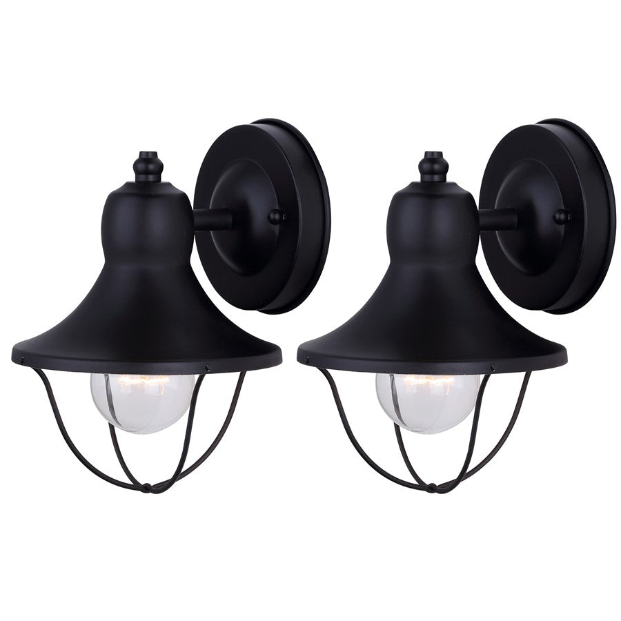 Canarm Madison 1 Light 6.5" Outdoor Lantern, Black