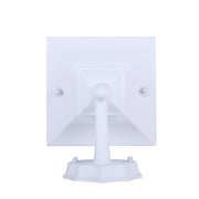 Canarm Fieldhouse 6in 1-Light Outdoor Wall Sconce | White Steel and Seeded Glass | Porch & Entryway | 6.25 x 7.75 x 11 in | Model IOL183TWH-C