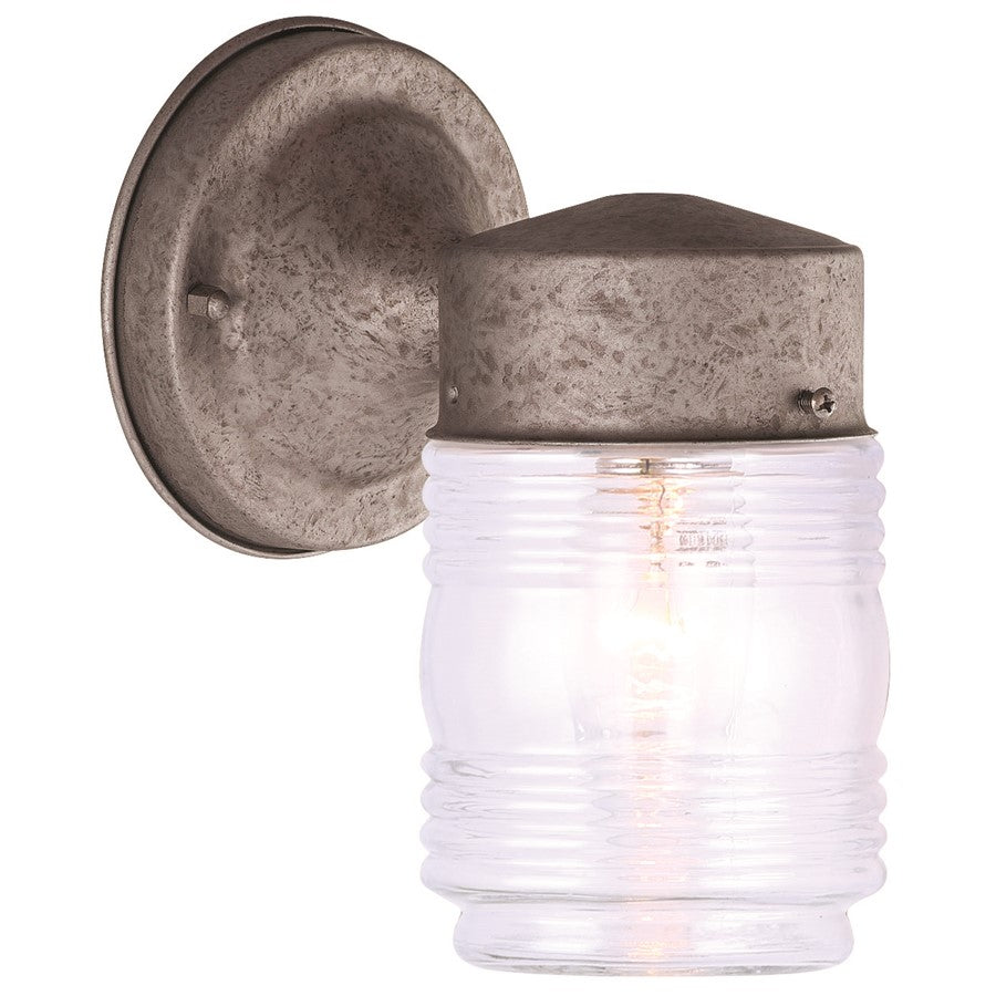 Canarm Madison 1 Light 6" Outdoor Lantern, Antique Pewter