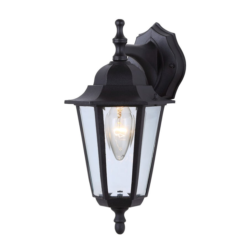 Canarm Signature 1 Light 14" Outdoor Lantern, Black