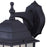 Canarm Madison 1 Light Outdoor Lantern, Black