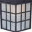 Canarm Madison 1 Light Outdoor Lantern, Black