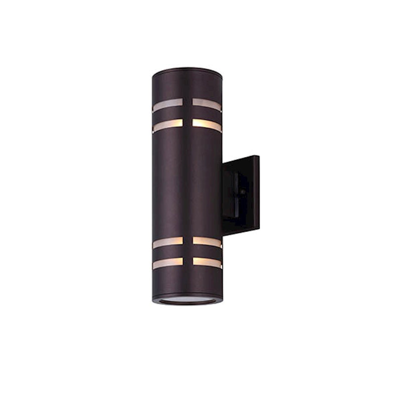 Canarm Tay 13in 1-Light Outdoor Downlight | Oil Rubbed Bronze and Clear Glass | Entryway & Patio | 4.25 x 5 x 13 in | Model IOL256ORB