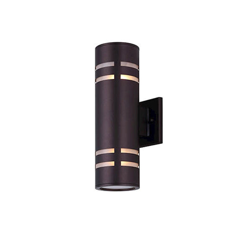 Canarm Tay 13in 1-Light Outdoor Downlight | Oil Rubbed Bronze and Clear Glass | Entryway & Patio | 4.25 x 5 x 13 in | Model IOL256ORB