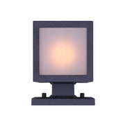 Canarm Tay 13in 2-Light Outdoor Wall Sconce | Modern Black and Frosted Glass | Entryway & Covered Patio | 4.25 x 5.75 x 13 in | Model IOL308BK