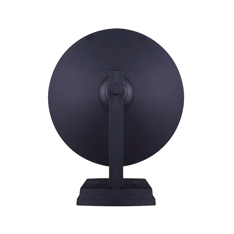 Canarm Treehouse 19in 1-Light Outdoor Wall Sconce | Black Metal and Clear Glass | Porch & Patio | 11.5 x 14.25 x 19 in | Model IOL314BK