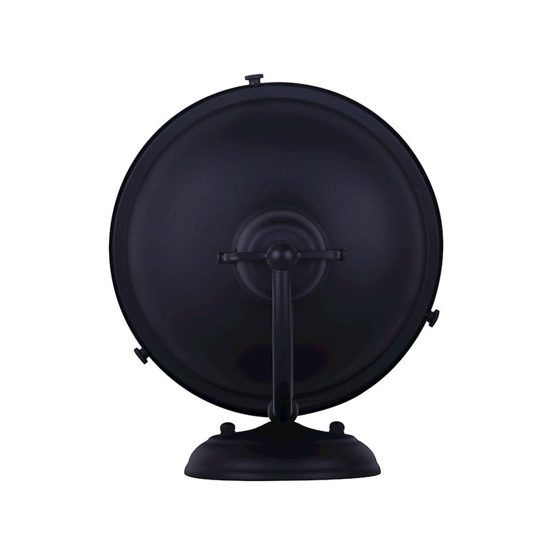 Canarm Marcella 9in 1-Light Outdoor Lantern | Black Metal and Glass Panel | Porch & Patio | 9 x 10 x 7.25 in | Model IOL322BK