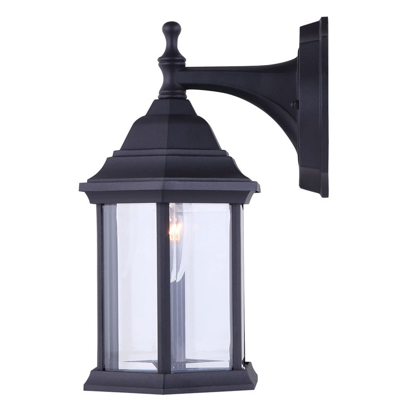 Canarm Madison 1 Light 6.25" Outdoor Lantern, black
