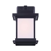 Canarm Akello 1-Light Outdoor Wall Sconce | Modern Black Finish | Entryway & Patio | 6.25 x 6.75 x 10.25 in | Model IOL473BK