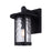 Canarm Leon 1 Light Outdoor Lantern, Black