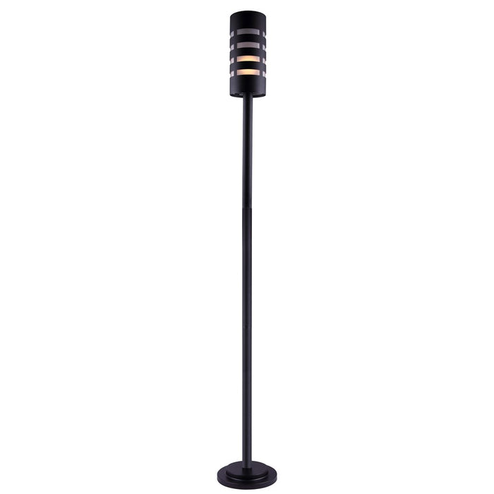 Canarm Tayla 1 Light 62" Outdoor Post Lantern, Black