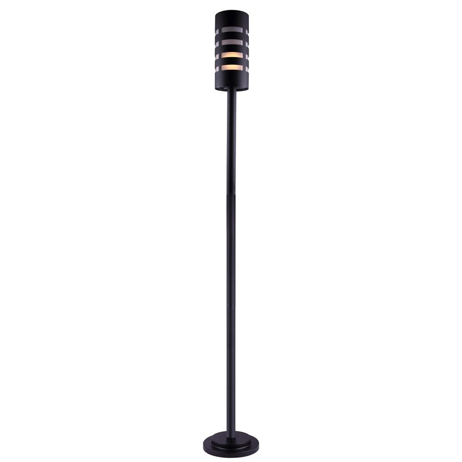Canarm Tayla 1 Light 62" Outdoor Post Lantern, Black