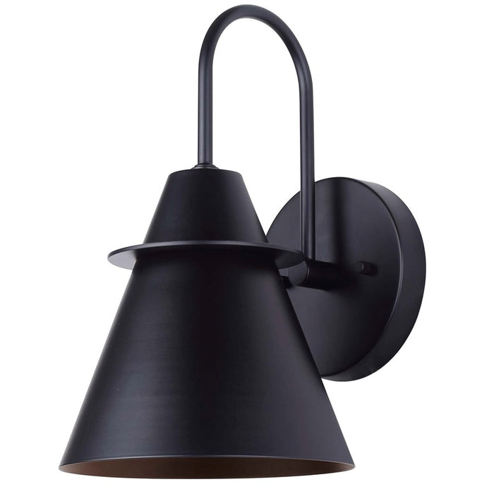 Canarm Marloe 1 Light 11.5" Outdoor Lantern, Black