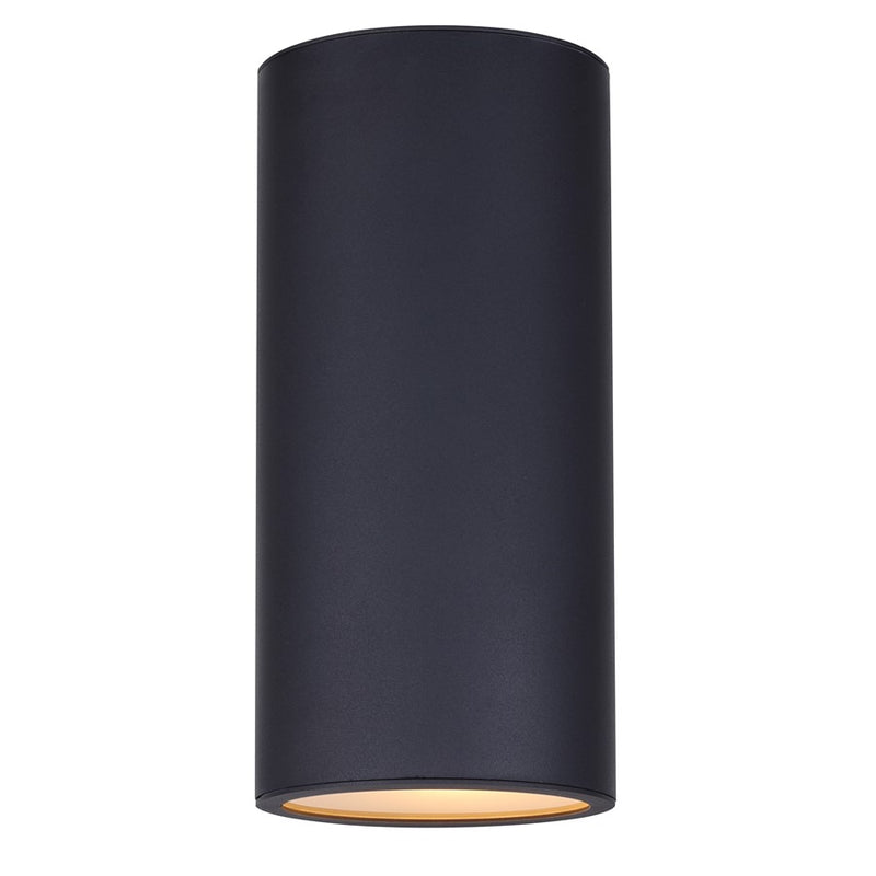 Canarm Owynn 2 Light 13.13" Outdoor Lantern, Black