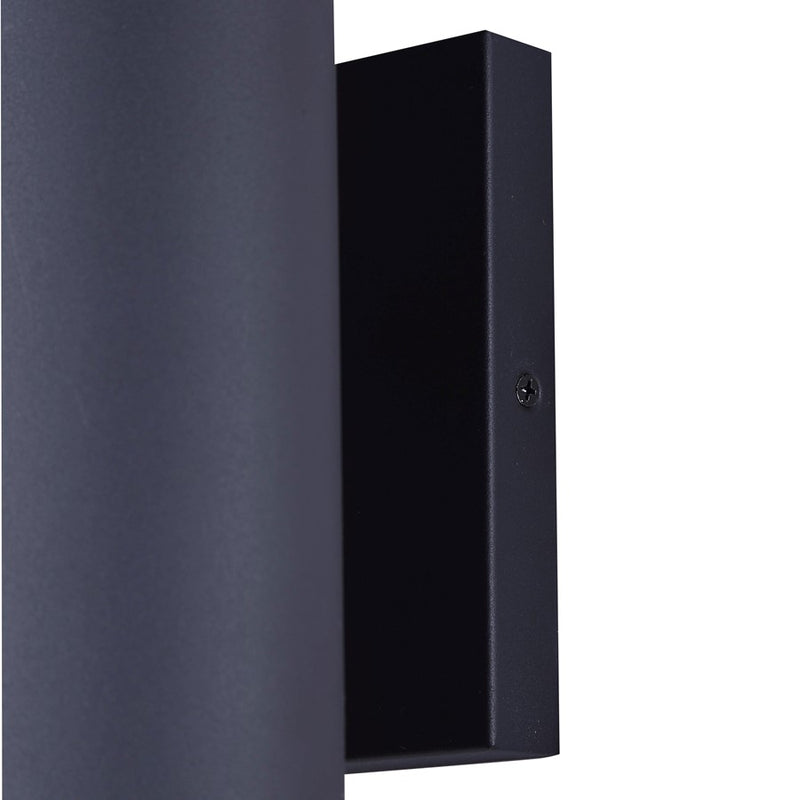 Canarm Owynn 2 Light 13.13" Outdoor Lantern, Black