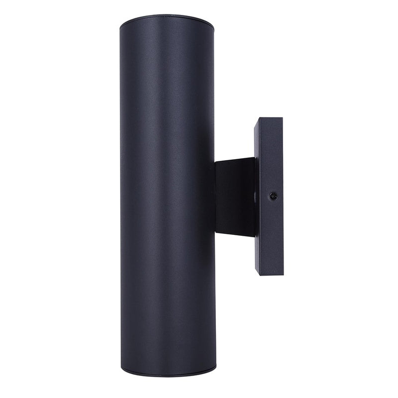 Canarm Owynn 2 Light 13.13" Outdoor Lantern, Black