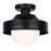 Canarm Baylor 1 Light 11" Outdoor Flush Mount, Black - IOL641BK