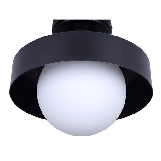 Canarm Baylor 1 Light 11" Outdoor Flush Mount, Black