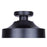 Canarm Baylor 1 Light 11" Outdoor Flush Mount, Black