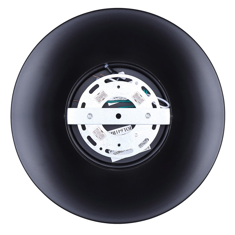 Canarm Baylor 1 Light 11" Outdoor Flush Mount, Black