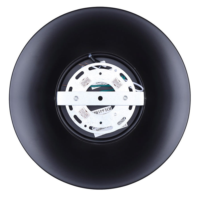 Canarm Baylor 1 Light 11" Outdoor Flush Mount, Black