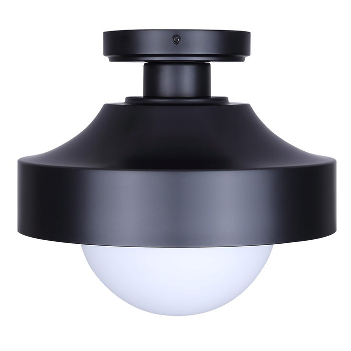 Canarm Baylor 1 Light 11" Outdoor Flush Mount, Black