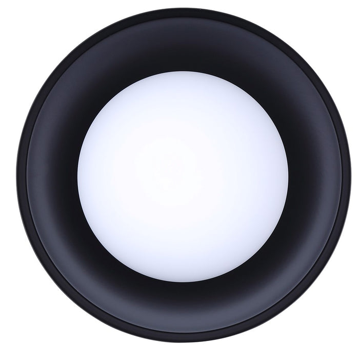 Canarm Baylor 1 Light 11" Outdoor Flush Mount, Black