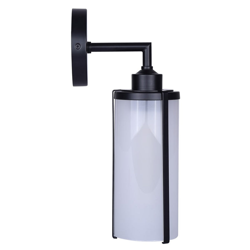 Canarm Beau 1 Light 6.63" Outdoor Lantern, Black
