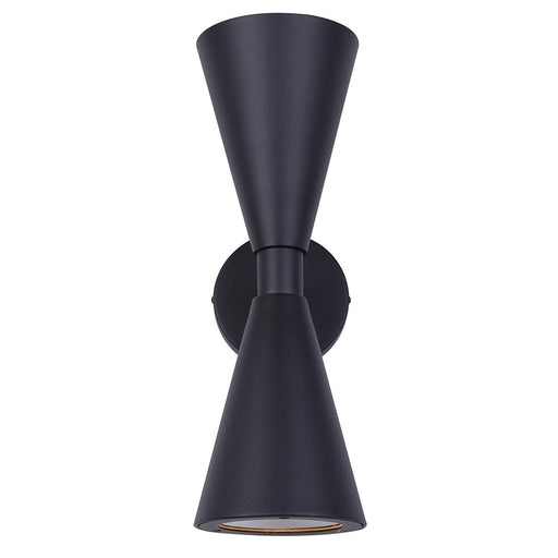 Canarm Arona 1 Light 6.63" Outdoor Lantern, Black