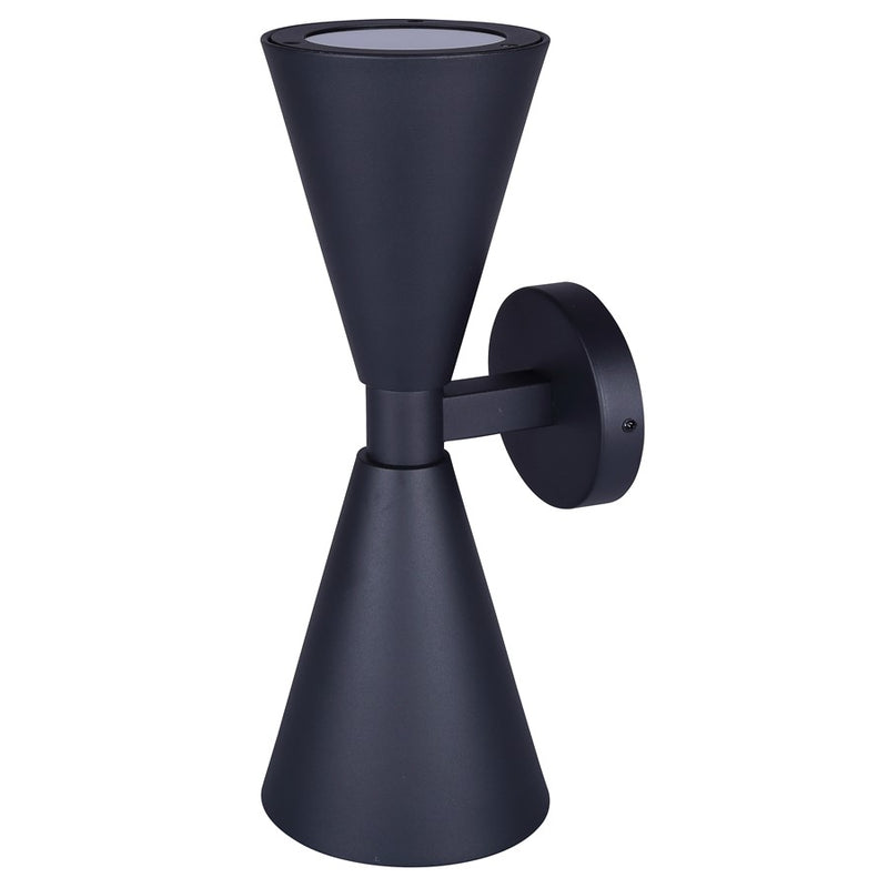 Canarm Arona 1 Light 6.63" Outdoor Lantern, Black