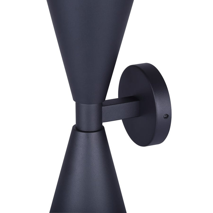 Canarm Arona 1 Light 6.63" Outdoor Lantern, Black