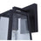 Canarm Coralea 1 Light 13" Outdoor Lantern, Sand Black