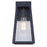 Canarm Coralea 1 Light 13" Outdoor Lantern, Sand Black